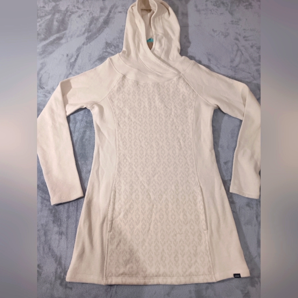 Prana Cream Hooded Sweater